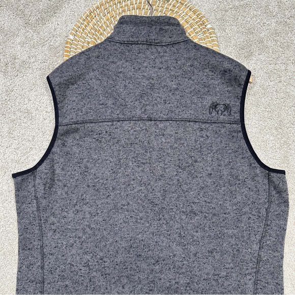 SOLD | Kuiu Men’s Base Camp High Loft Sweater Fleeve Vest Full Zip in Gray - Picture 7 of 12